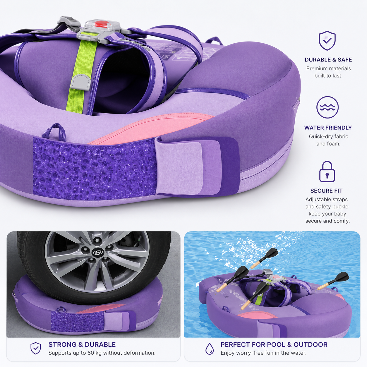 Baby Swimming Ring With Awning