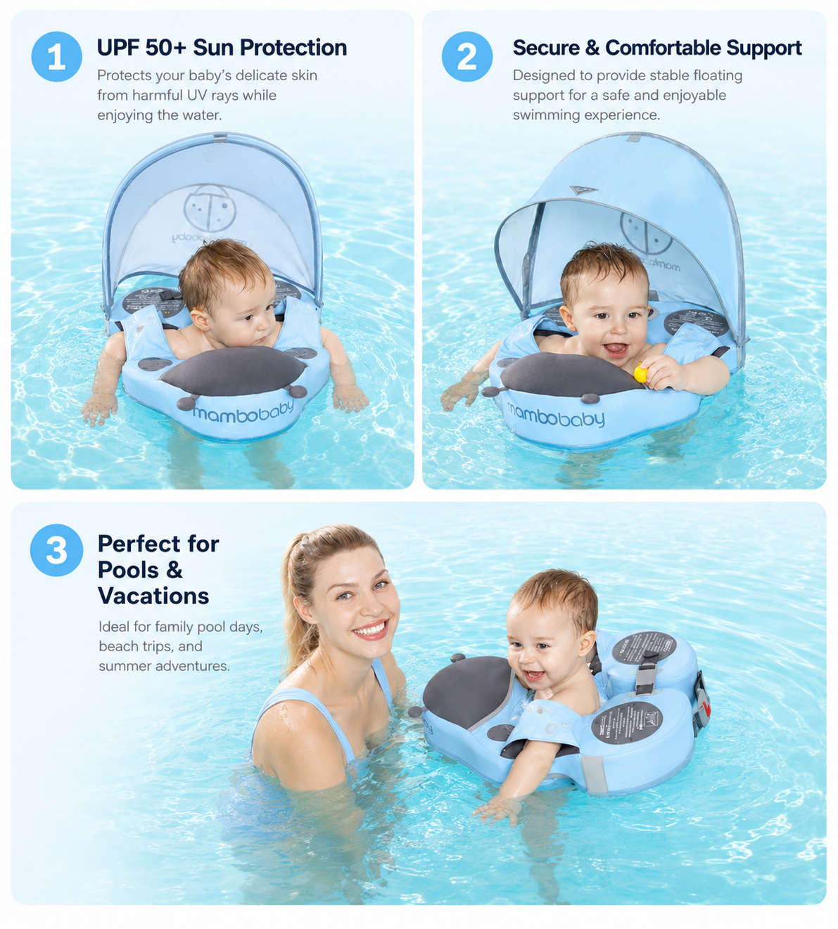 FloatyBaby™ Premium Baby Swim Float