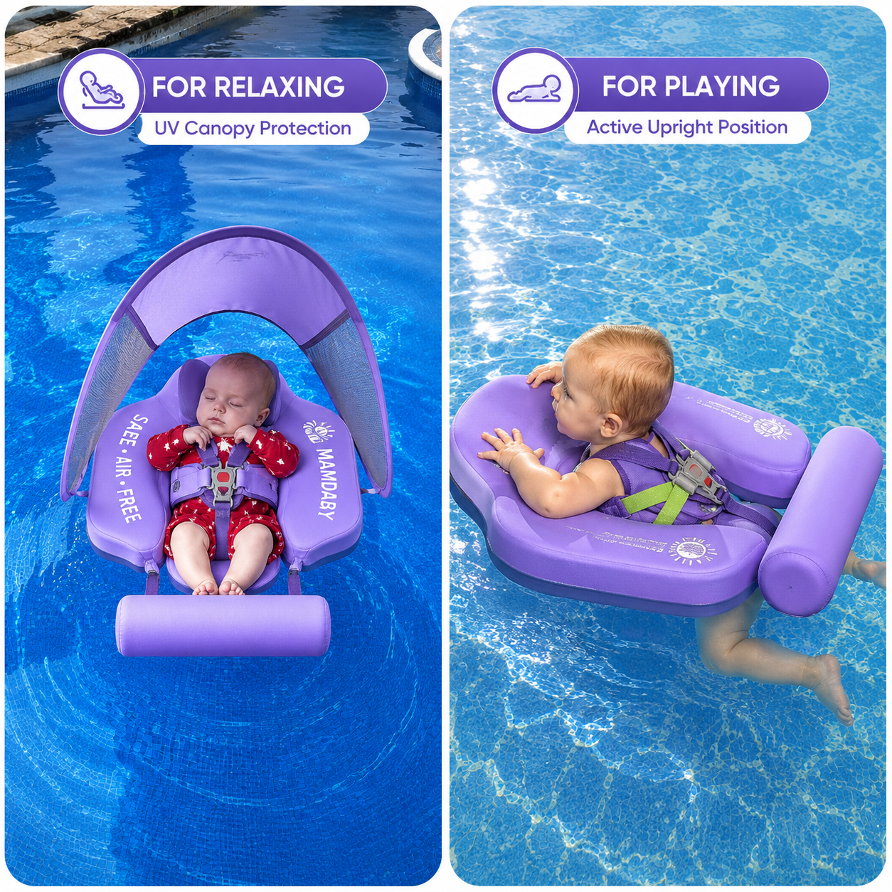 Baby Swimming Ring With Awning